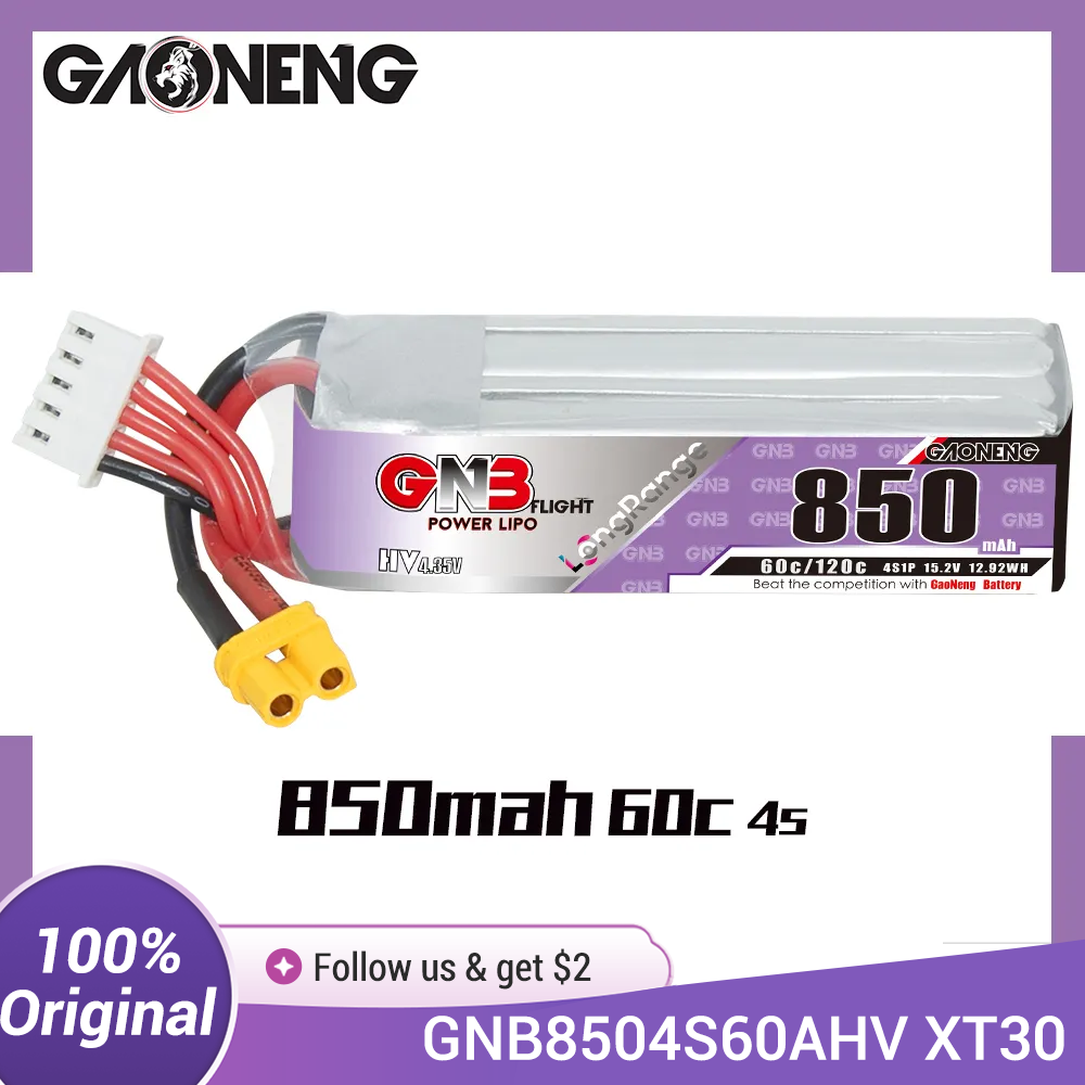 GAONENG GNB LiPo Pil 850mAh 4S - Drone Battery 3S incelemesi ve fiyatı
