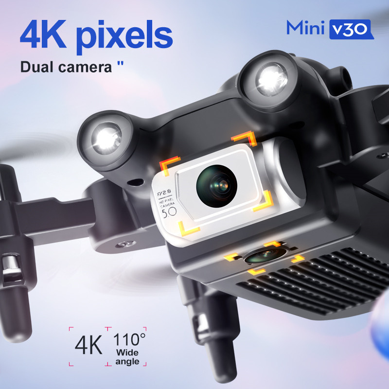 Mini V30 WiFi FPV Drone 4K HD  - Drone Battery Case incelemesi ve fiyatı