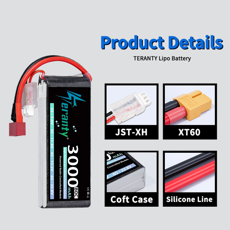 TERANTY 2S 3000mAh Lipo Pil 7. - Drone Battery 4S incelemesi ve fiyatı