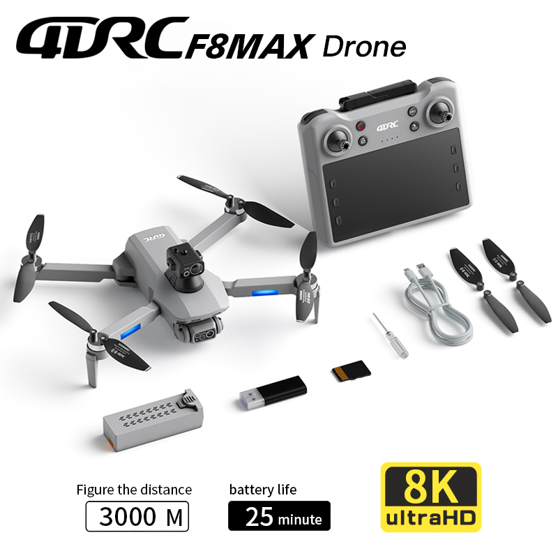 F8 MAX GPS Drone Profesyonel 8 - Drone Battery Case incelemesi ve fiyatı