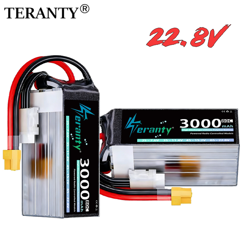TERANTY 6S 22.8V 3000mAh 80C/1 - Drone Battery 6S incelemesi ve fiyatı