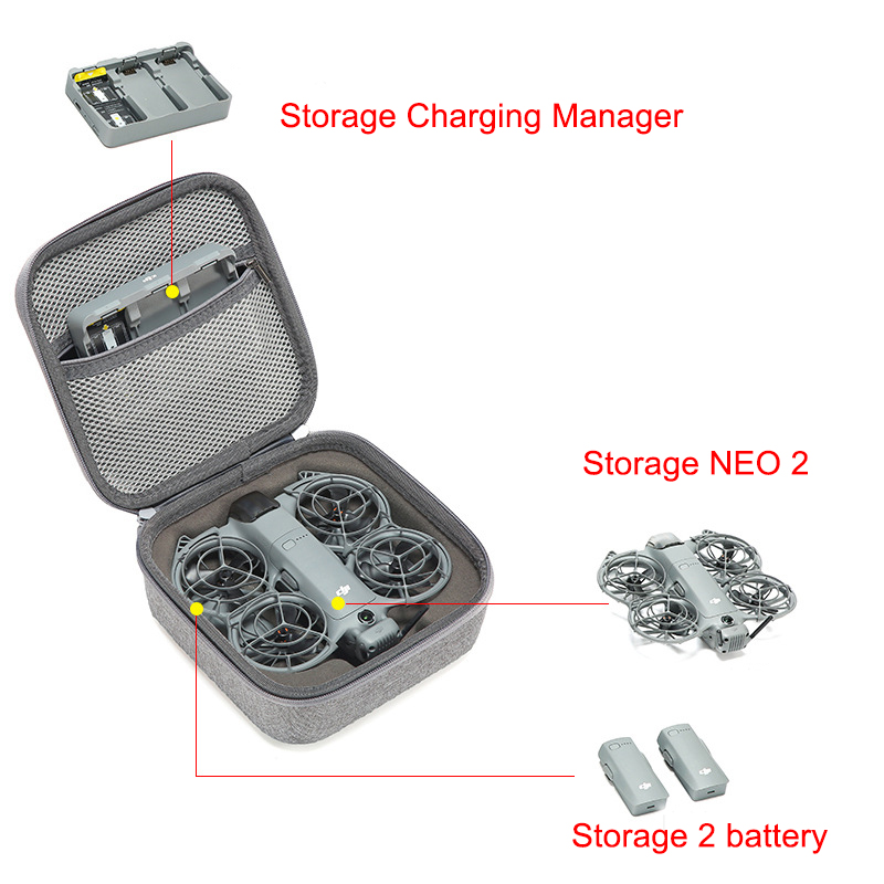 DJI NEO 2 için Darbeye Dayanık - Drone Battery Bag incelemesi ve fiyatı
