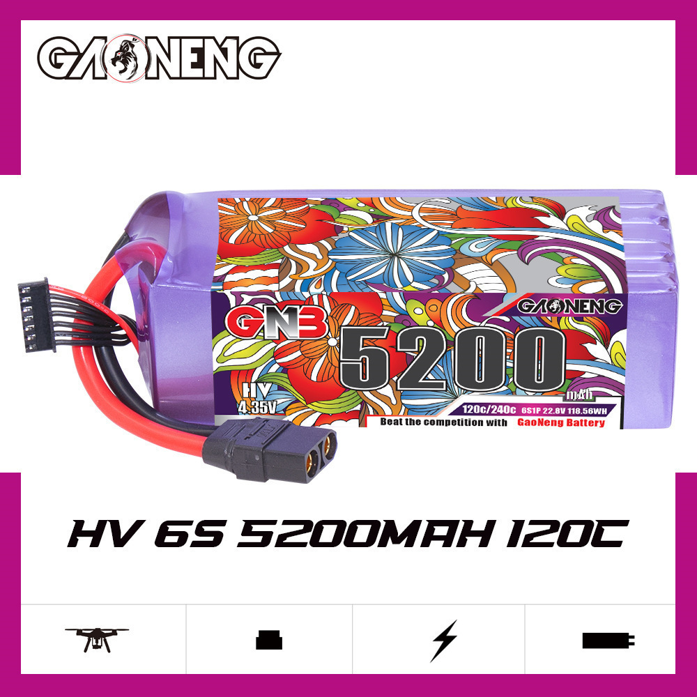 GNB Lipo Pil 6S 22.8V 3000mAh  - Drone Battery Connector incelemesi ve fiyatı