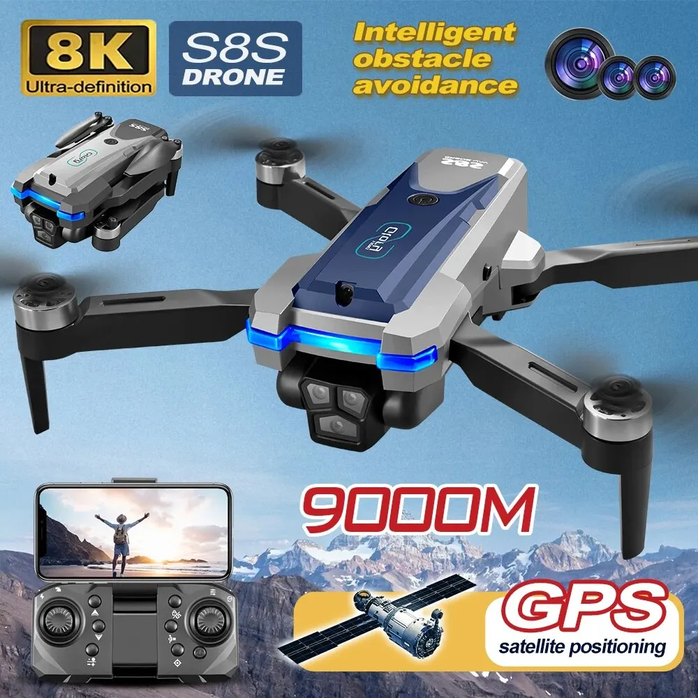 S8S GPS Drone 5G Wifi 8K HD çi - Drone Battery Case incelemesi ve fiyatı