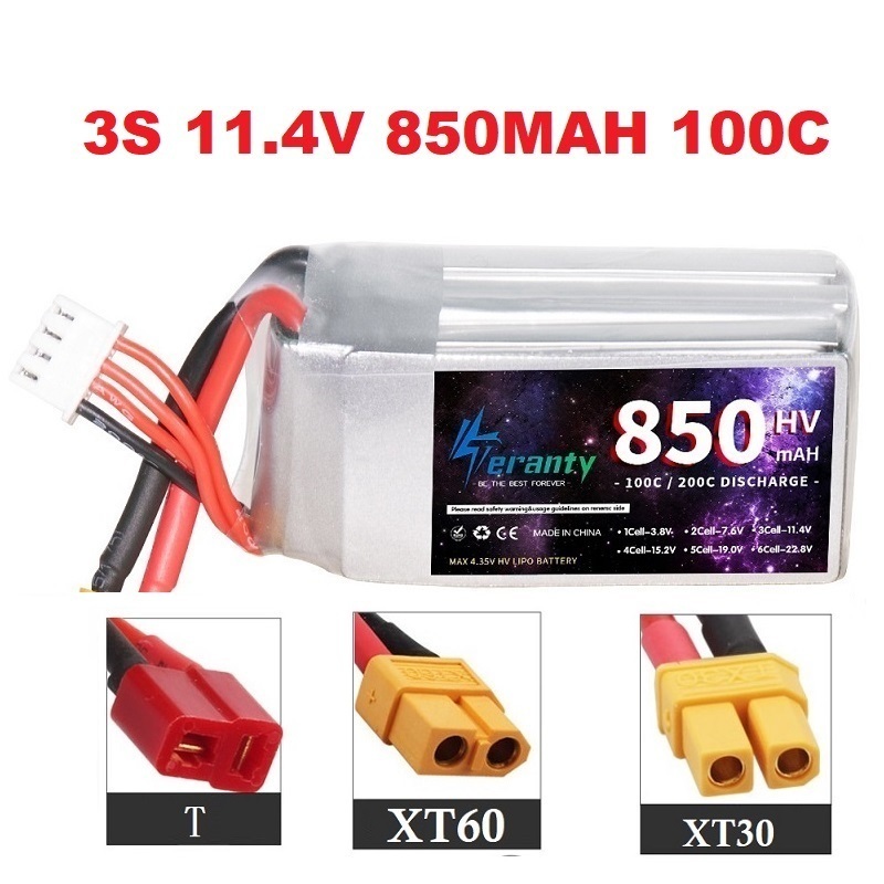 1/2/3 adet TERANTY 3S 11.4V Li - Drone Battery Connector incelemesi ve fiyatı